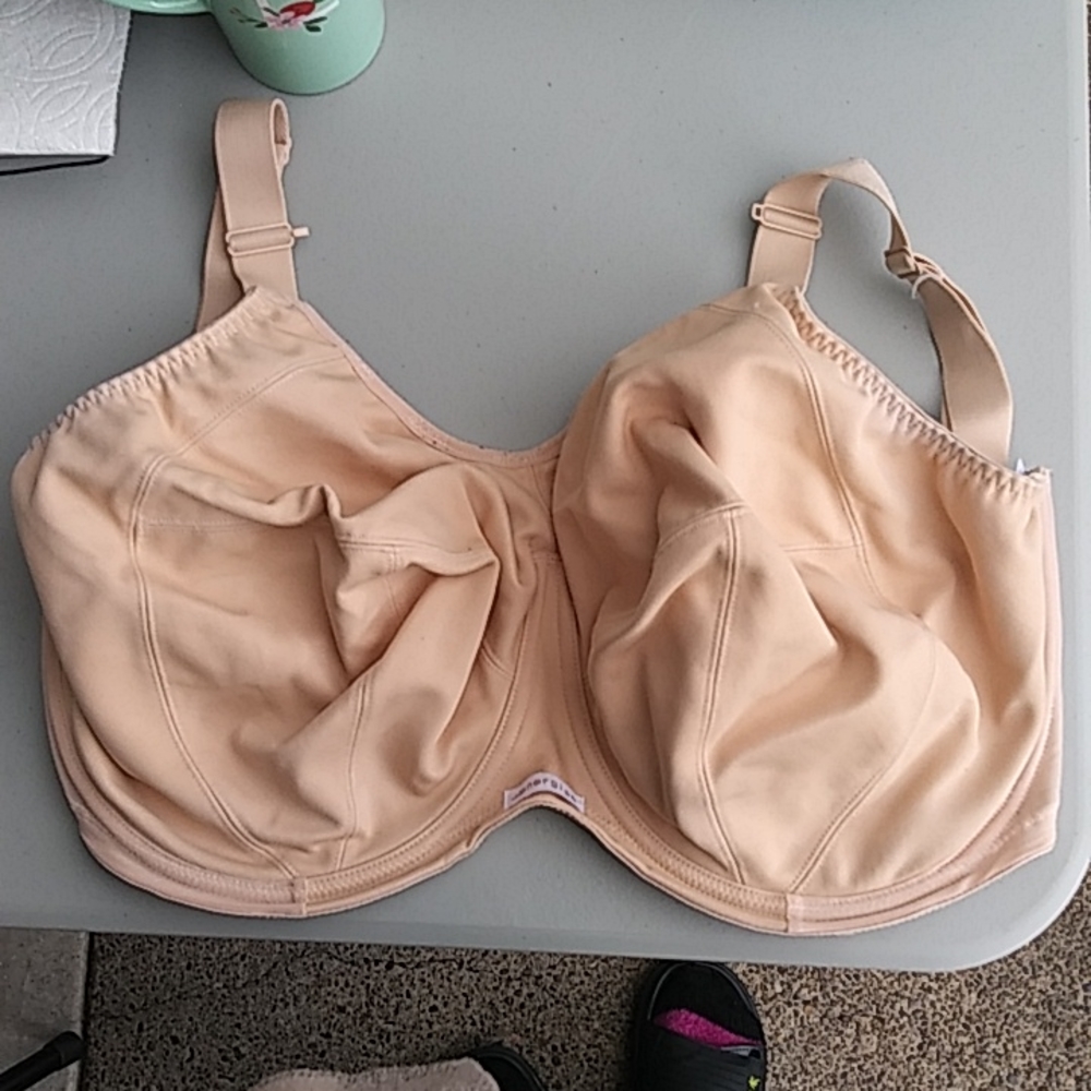 Elomi bra, tan, hardly worn, size 34O